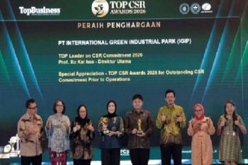 IGIP di Morowali raih dua penghargaan TOP CSR Awards 2026