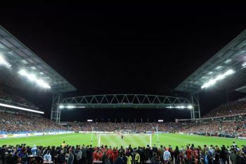 Stadion BMO Field, tempat laga perdana Piala Dunia di Kanada