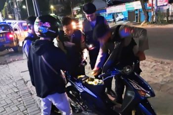 Polresta Banjarmasin sapu bersih balap liar lewat patroli hingga Subuh