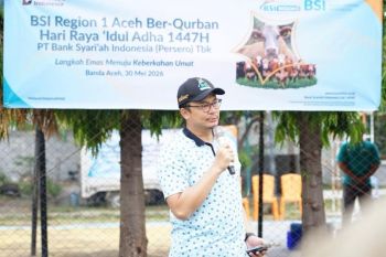 Sambut Idul Adha, BSI Region Aceh distribusikan 282 hewan kurban