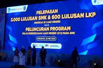 Mendikdasmen lepas ribuan lulusan SMK kerja ke luar negeri