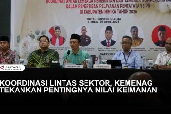 DISDUKCAPIL MIMIKA KOORDINASI LINTAS SEKTOR BANGUN KETAHANAN KELUARGA