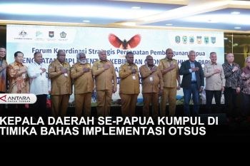 KEPALA DAERAH SE-TANAH PAPUA BAHAS IMPLEMENTASI OTSUS DI TIMIKA
