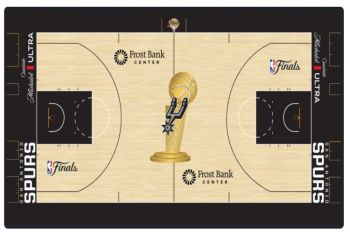 NBA kembalikan logo trofi dan finals di lapangan selama final 2026