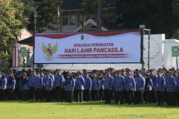 Wali Kota: Gotong royong implementasi dari semua nilai dalam Pancasila