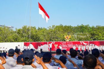 PT Timah gelar upacara Hari Lahir Pancasila serentak