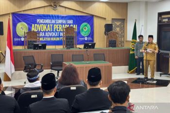 Pengadilan Tinggi Kaltara Ambil Sumpah Advokat Perdana di Gedung Baru