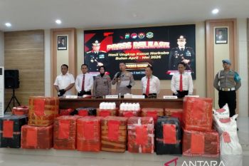 Polres Kediri tangani 46 kasus narkoba selama April-Mei 2026