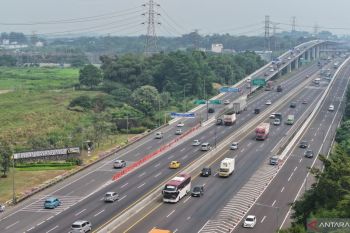 Kendaraan kembali Jakarta lintasi ruas MBZ naik 122 persen akhir libur panjang