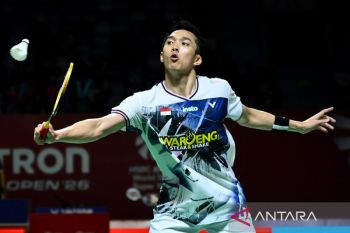 Jonatan Christie melaju ke 16 besar Indonesia Open 2026