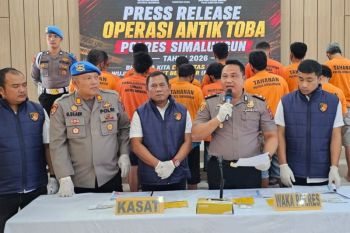 Polres Simalungun ungkap tangkapan Operasi Antik Toba 2026
