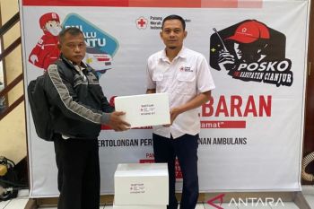 PMI Cianjur distribusi bantuan logistik bagi korban bencana