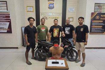 Polres Agam bersama masyarakat amankan pelaku jambret usai lakukan aksinya