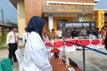 Polres Inhu bongkar kasus narkoba dengan BB  ribuan butir ekstasi