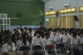 Kejati Lampung edukasi 231 pelajar SMA guna tingkatkan kesadaran hukum