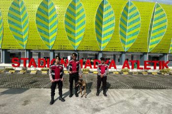 Polda Sumut kerahkan unit Polsatwa K-9 perkuat pengamanan AFF U19