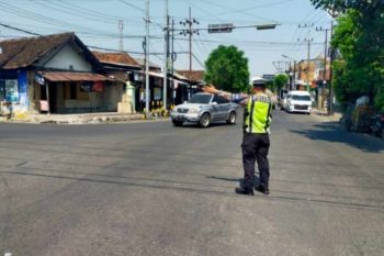 Polres Kediri Kota lakukan rekayasa antisipasi kepadatan lalu lintas