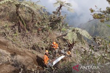 SARterapkan"slope rescue" untuk evakuasi pendaki Gunung Semeru
