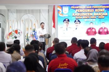 Pemkab Banjar dukung peningkatan prestasi olahraga melalui KONI