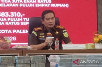 Kejari Palembang pulihkan keuangan negara Rp30 miliar selama Januari-Juni