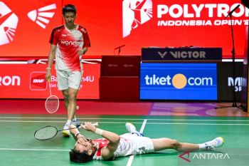 Hasil semifinal Indonesia Open 2026: Raymond/Joaquin lengkapi wakil tuan rumah di final