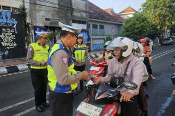 Polres Kudus ajak masyarakat jadi pelopor keselamatan berlalu lintas jelang operasi patuh candi
