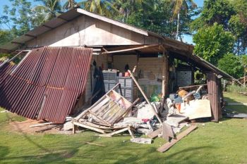 Dampak gempa di Mindanao: Dua rumah di Kepulauan Sangihe rusak ringan