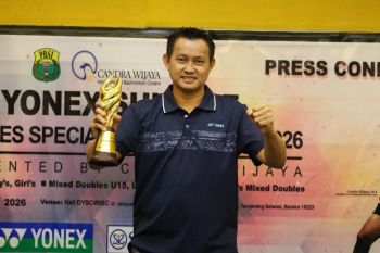 Legenda pebulu tangkis Candra Wijaya jaga tradisi juara lewat turnamen khusus ganda