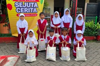 PMI Kota Tangerang-Amway Peduli salurkan gratis bantuan perlengkapan sekolah