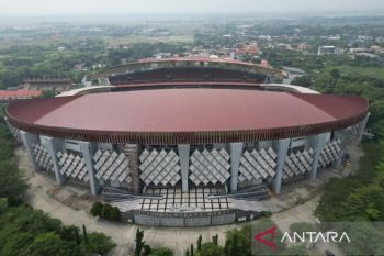 Renovasi Stadion Wibawa Mukti Bekasi sudah capai 70 persen