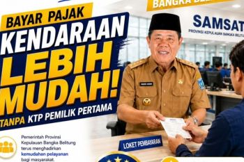 Gubernur Babel pangkas birokrasi bayar pajak motor