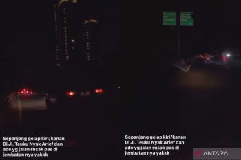 Pelaku vandalisme diduga gunakan pohon untuk rusak 25 lampu PJU Jaksel