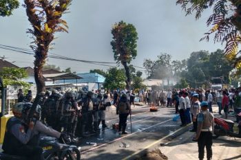 Polres Lombok Tengah perkuat pengamanan konflik aksi demo