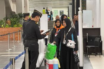 Layanan "corridor gate" Imigrasi percepat kedatangan haji di Soetta