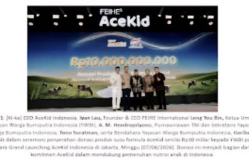 AceKid resmi hadir di Indonesia, usung susu formula dari susu segar pertama di Indonesia