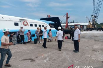 KSOP Tanjungpandan pastikan kapal Express Bahari 3 E laik laut untuk berlayar