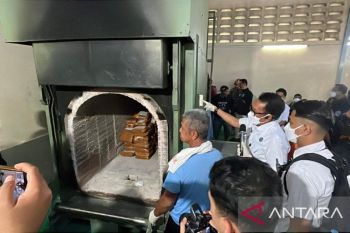 BNNP Sumbar gunakan krematorium untuk musnahkan 145 kilogram ganja