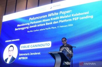 AFTECH catat sekitar 40 persen nasabah aktif pindar adalah pelaku UMKM
