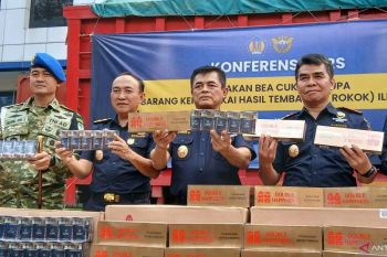 BC Banten gagalkan penyelundupan 8,2 juta rokok ilegal