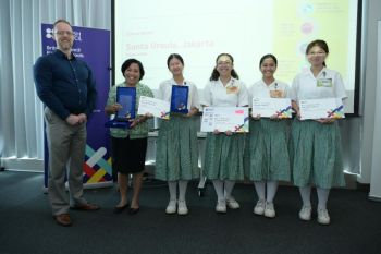 SMA Santa Ursula Jakarta juara Asia Timur di kompetisi British Council