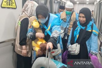 Jamaah haji Kloter 07 Debarkasi Banjarmasin tiba di tanah air