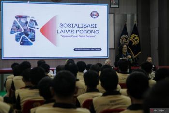 Sosialisasi penanggulangan narkoba di Lapas Kelas I Surabaya