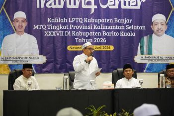 Wabup Banjar minta kafilah jadi teladan di ajang MTQ Kalsel