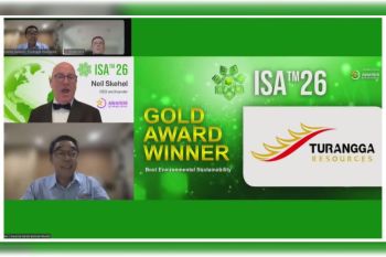 Turangga Resources raih Gold Award di International Sustainability Awards 2026