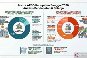 Pemkab Banggai alokasikan Rp1,1 triliun untuk belanja pegawai