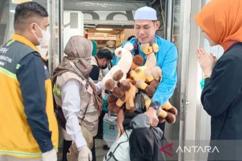 Jamaah haji Kloter 08 gabungan Kalsel dan Kalteng tiba di tanah air