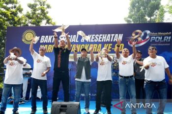 Wakapolri pimpin aksi lingkungan dan lepas burung sambut Hari Bhayangkara ke-80