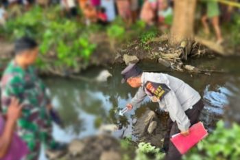 Orok bayi ditemukan mengapung di Saluran Irigasi Pijot Lombok Timur