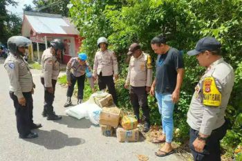 Polisi amankan 200 liter minuman keras jenis sopi di Tulehu Maluku