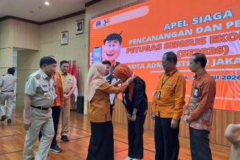 Pemkot Jakbar lepas 1.648 petugas Sensus Ekonomi 2026